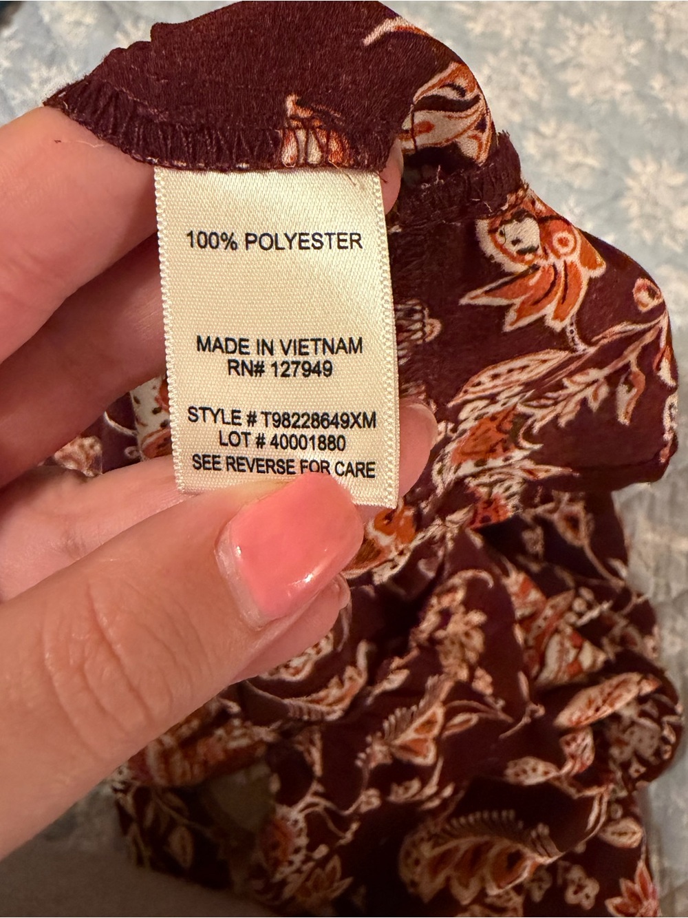 Fall In Bloom Babydoll Top - Picture 5 of 5